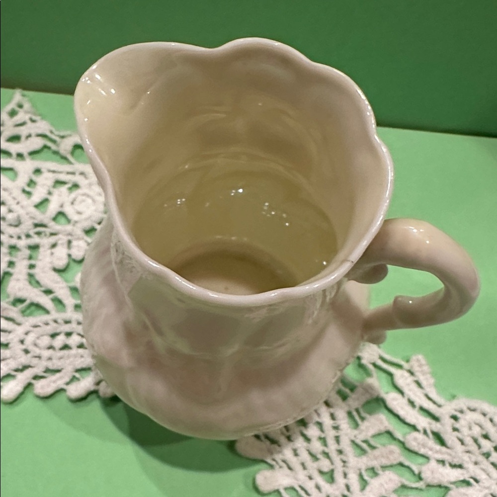 Belleek Creamer & Sugar Bowl Set-3rd Black Mark - Picture 7 of 7